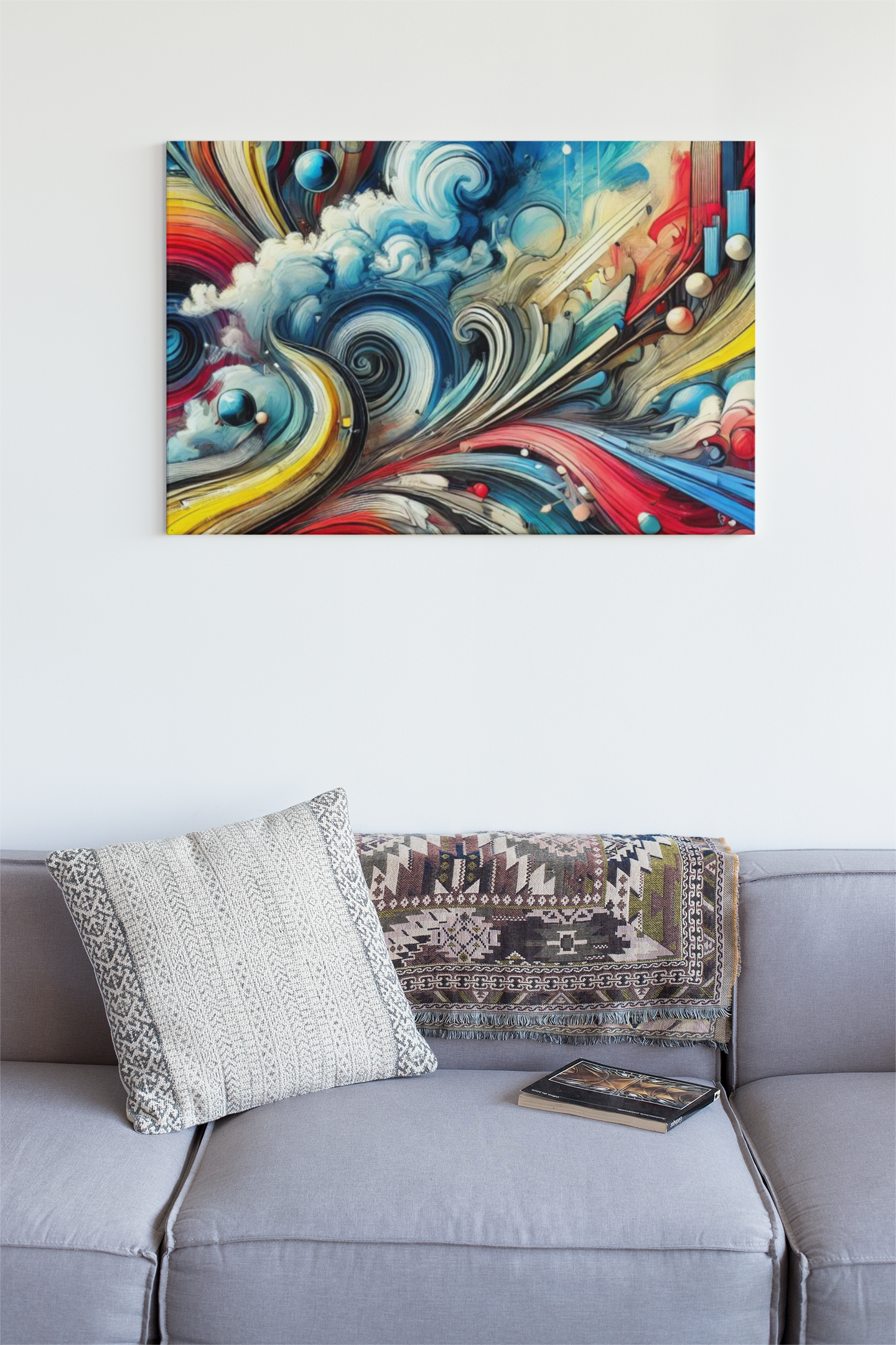 Dynamic Abstract  Art Canvas