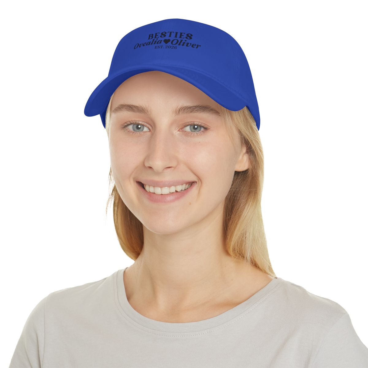 Personalize Besties Low Profile Baseball Cap