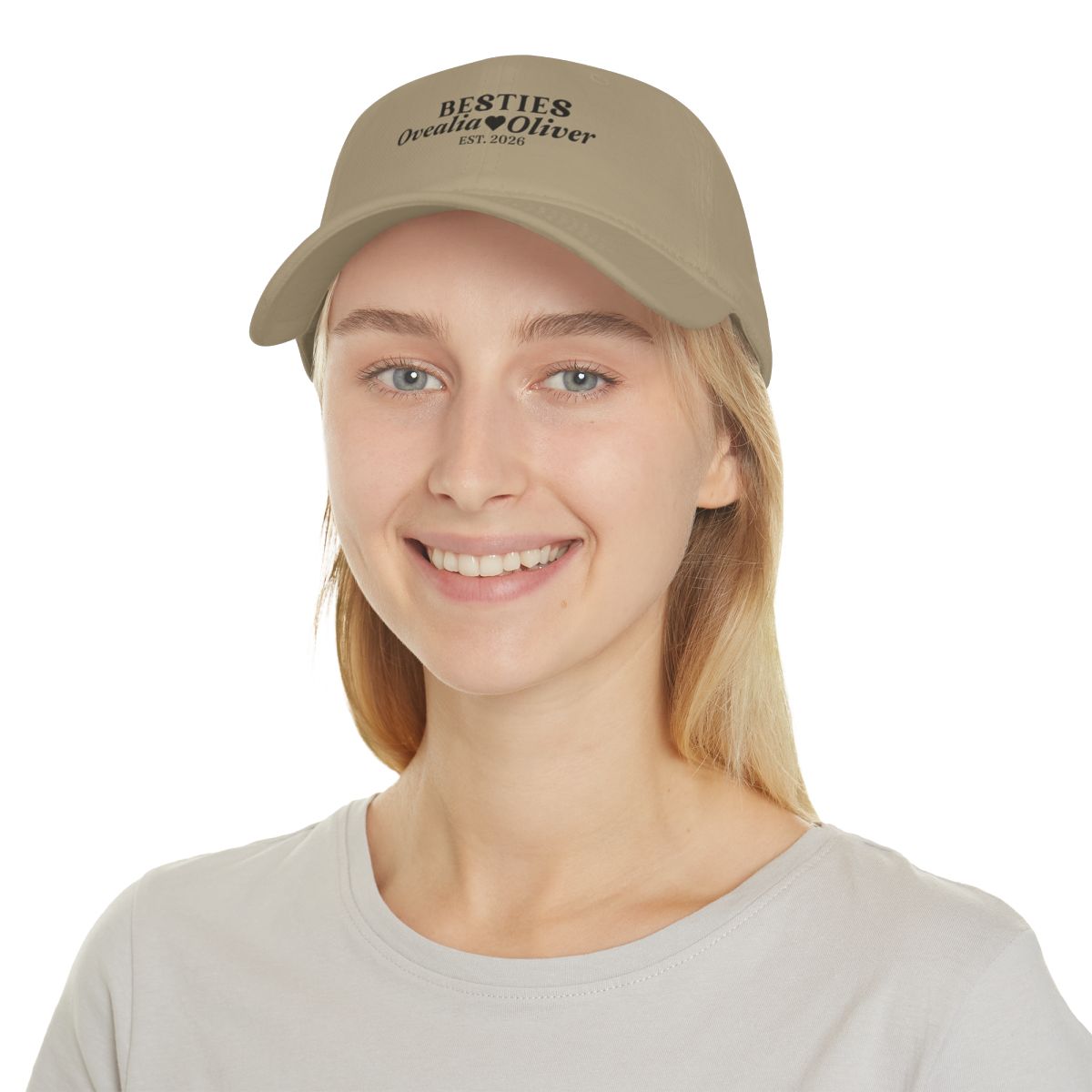 Personalize Besties Low Profile Baseball Cap