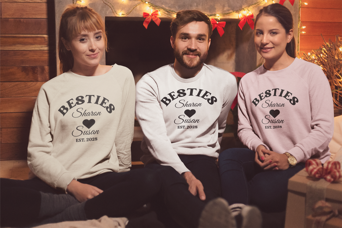 Besties Personalized Sweatshirt