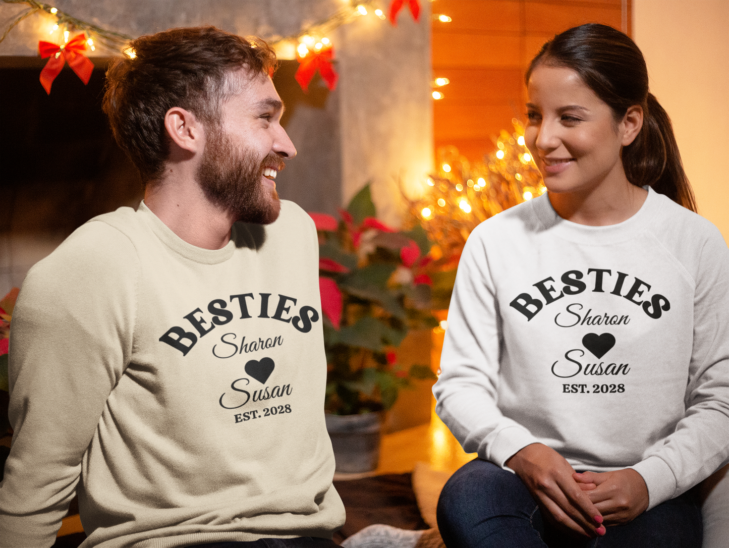 Besties Personalized Sweatshirt