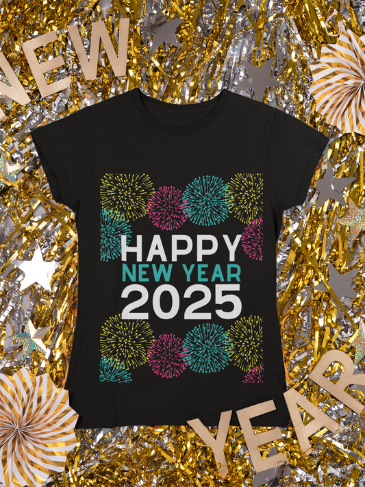 Happy New Year 2025 Unisex Heavy Cotton Tee