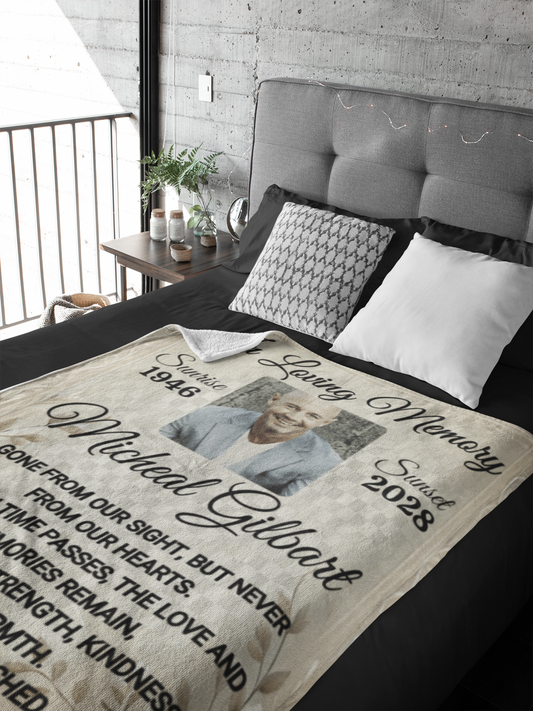 Personalized Memorial Blanket (3) Types