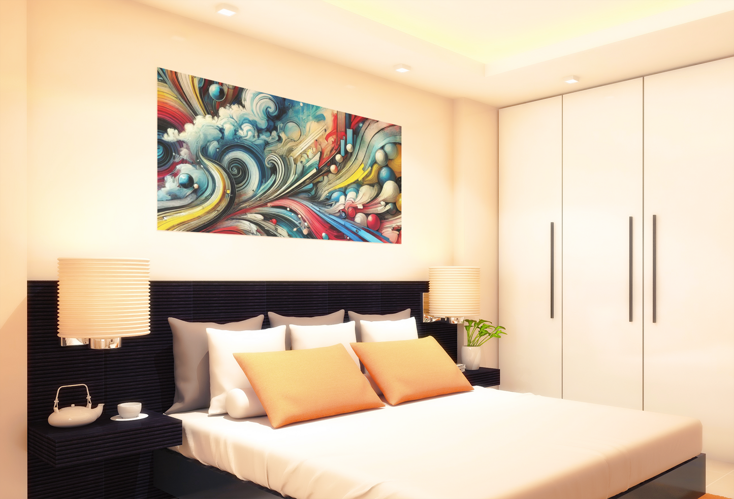 Dynamic Abstract  Art Canvas