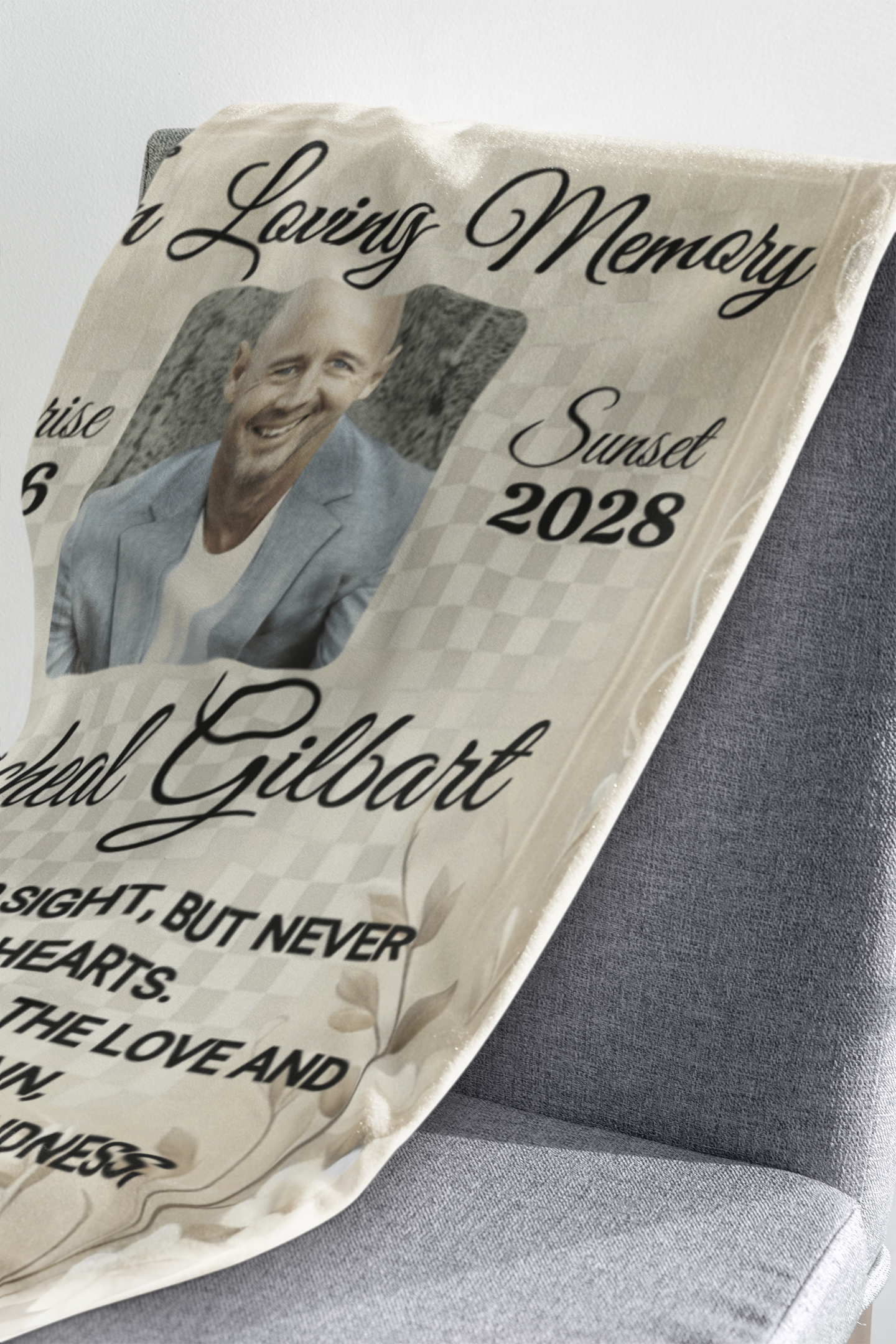 Personalized Memorial Blanket (3) Types