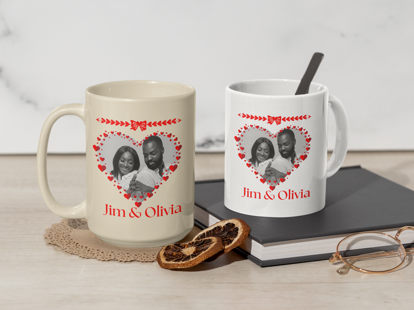 Love is in the Air! Personalized 11oz and 15oz Ceramic Mug