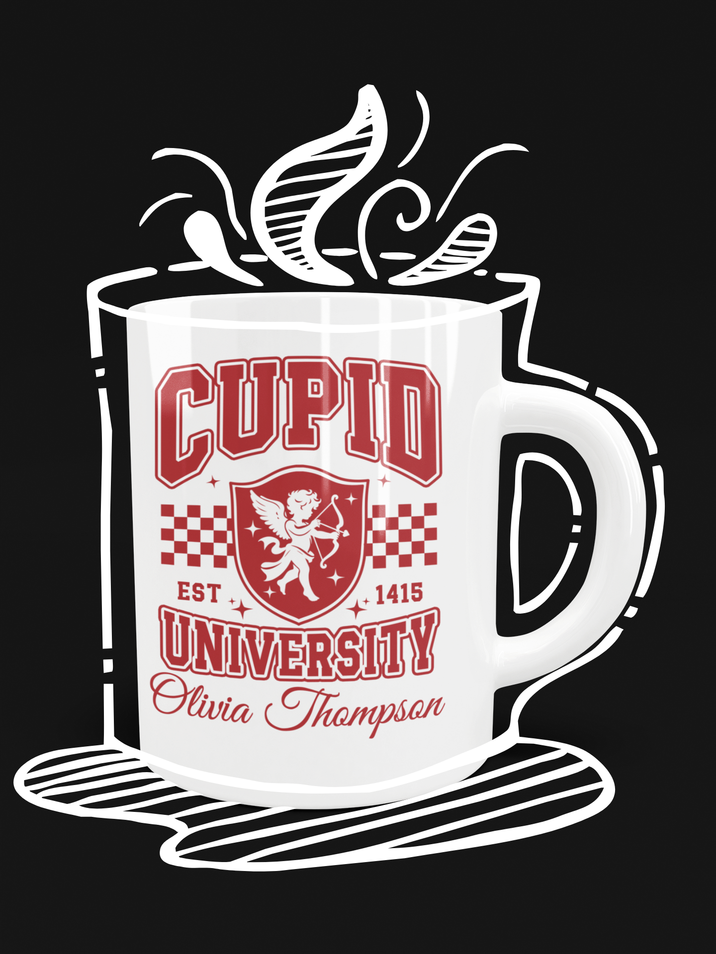 Personalized Cupid University 11oz & 15oz Mug