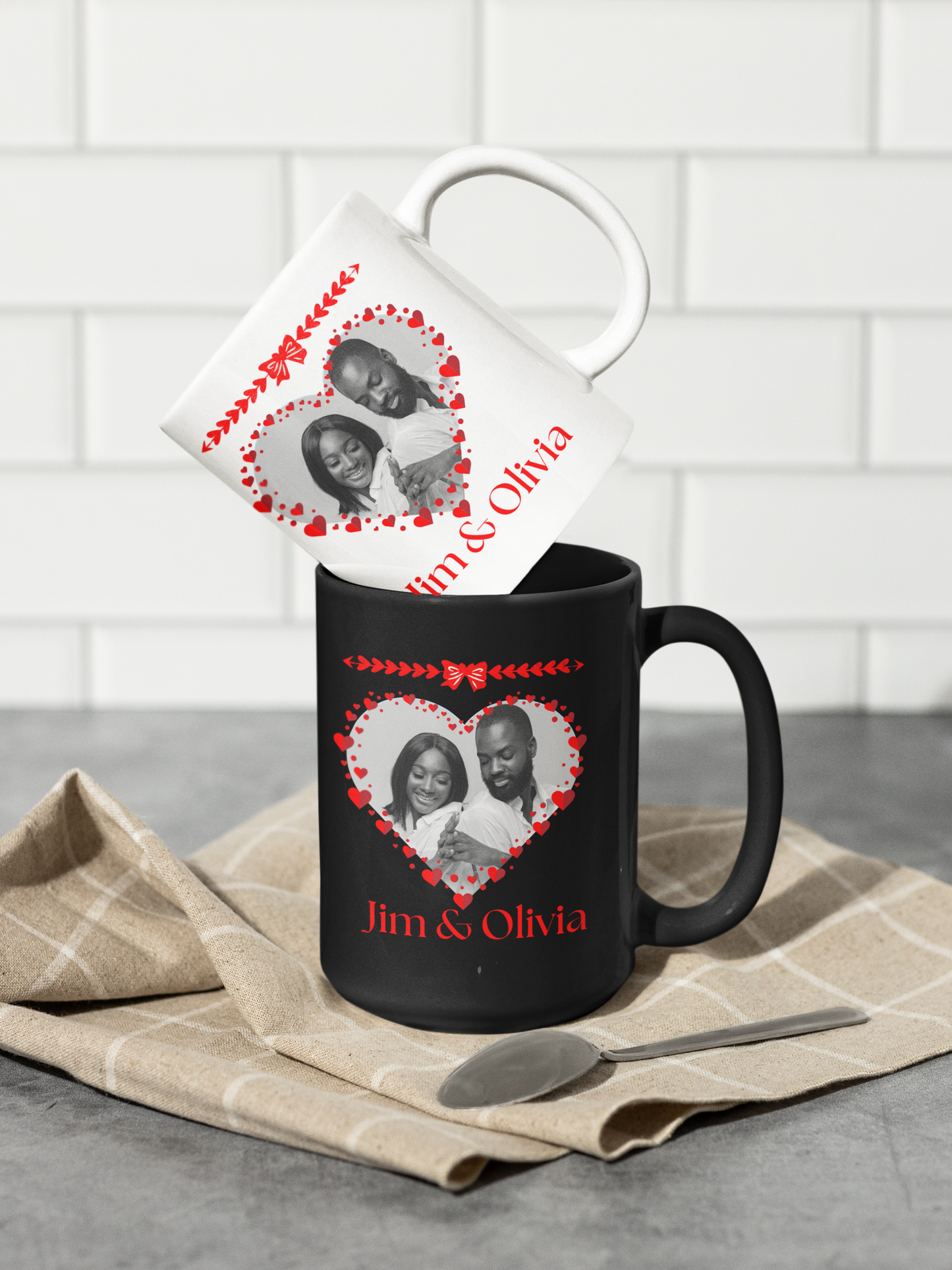 Love is in the Air! Personalized 11oz and 15oz Ceramic Mug