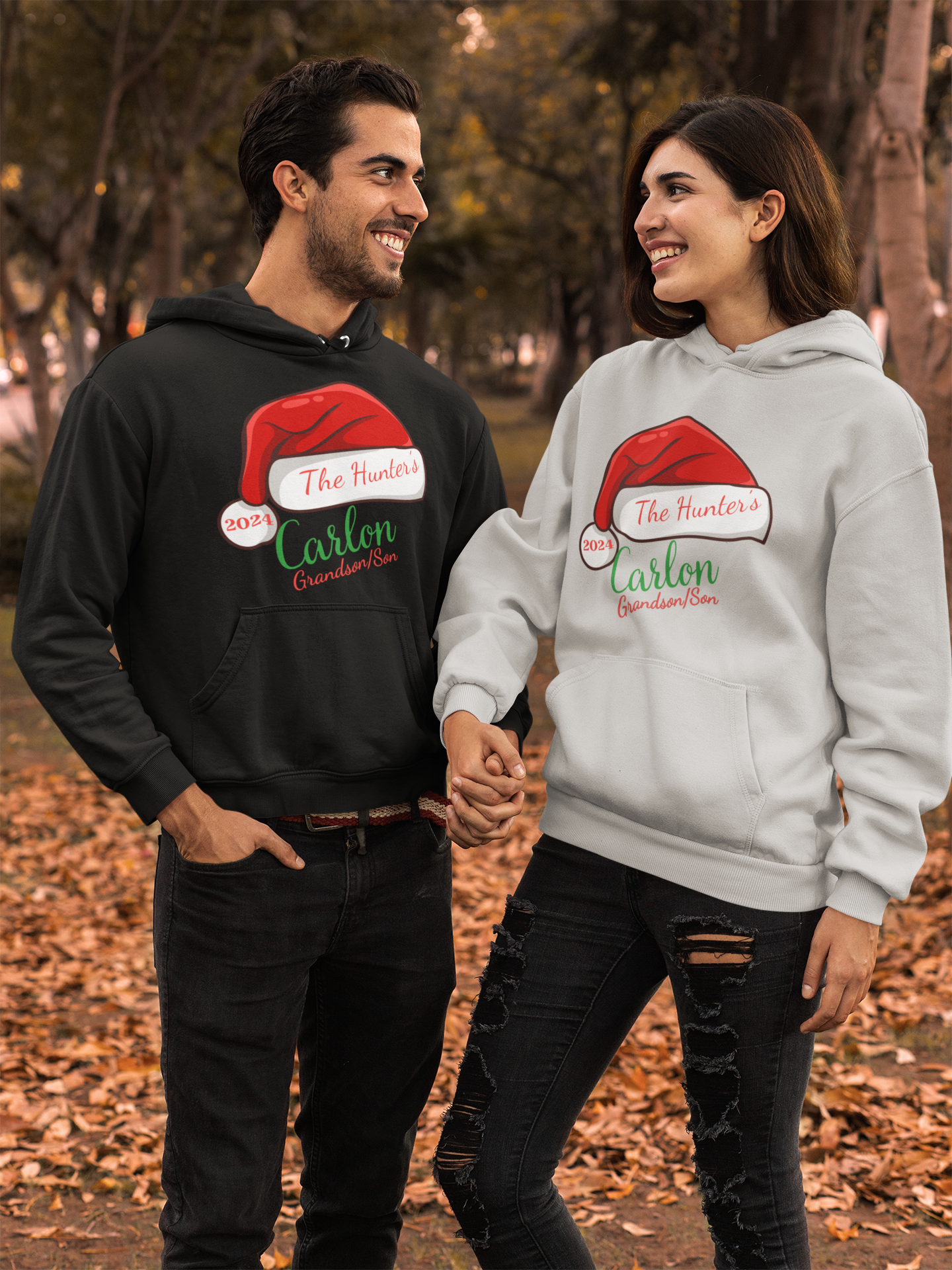 Personalized Family Christmas Youth Hooded & Sweatshirt