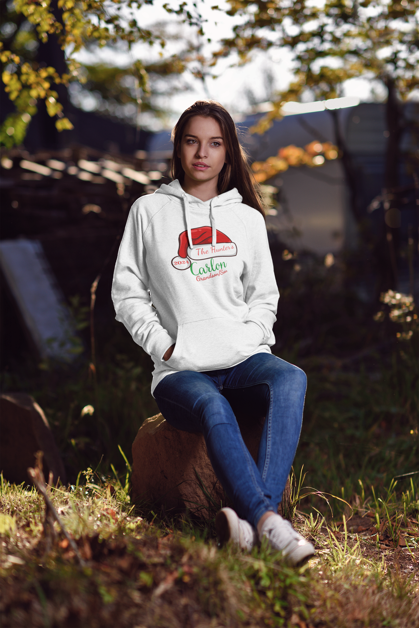 Personalized Family Christmas Youth Hooded & Sweatshirt