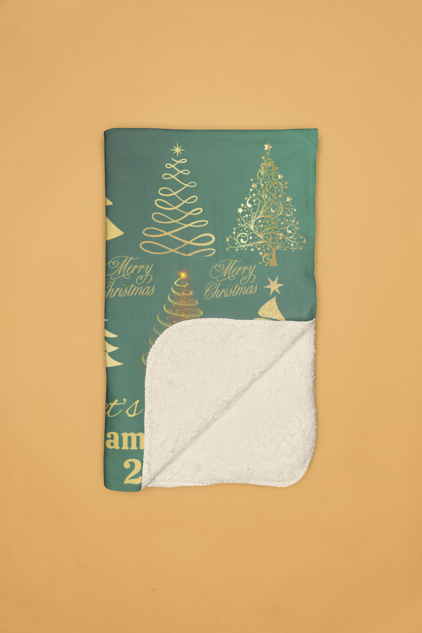 Personalize Christmas Tree  Family Blanket (3 types)