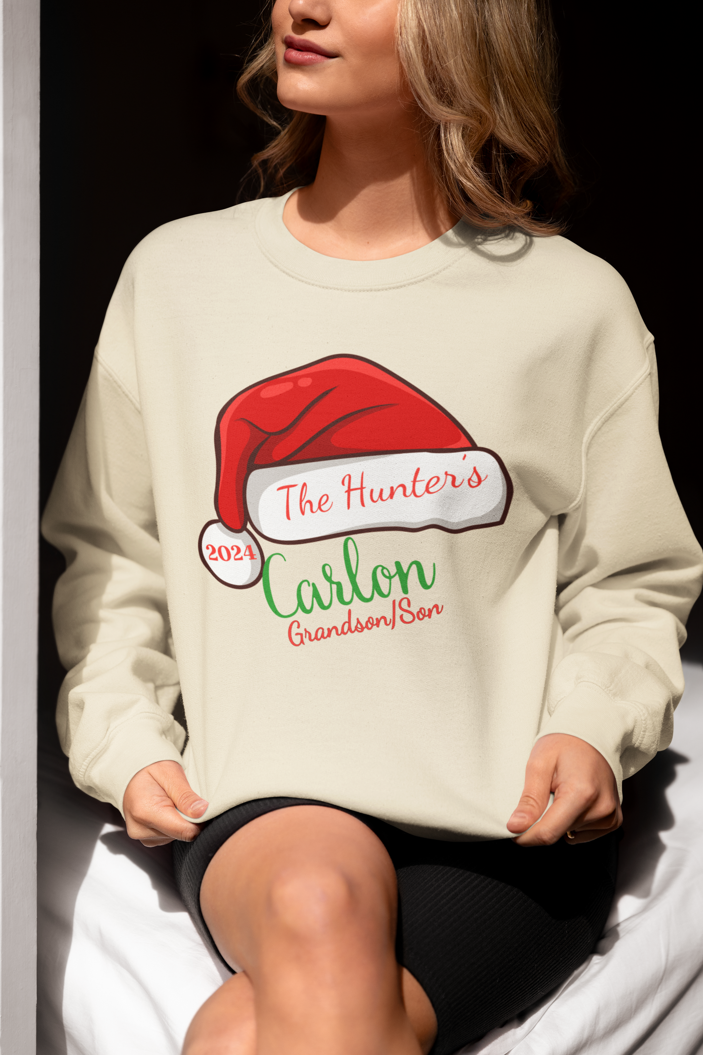 Personalized Christmas Family Unisex Hoodie and Sweatshirt