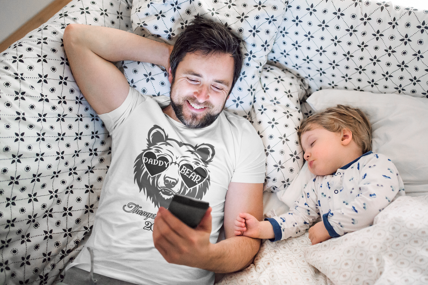 Personalize Daddy Bear T-Shirt, Hoodie, Sweatshirt