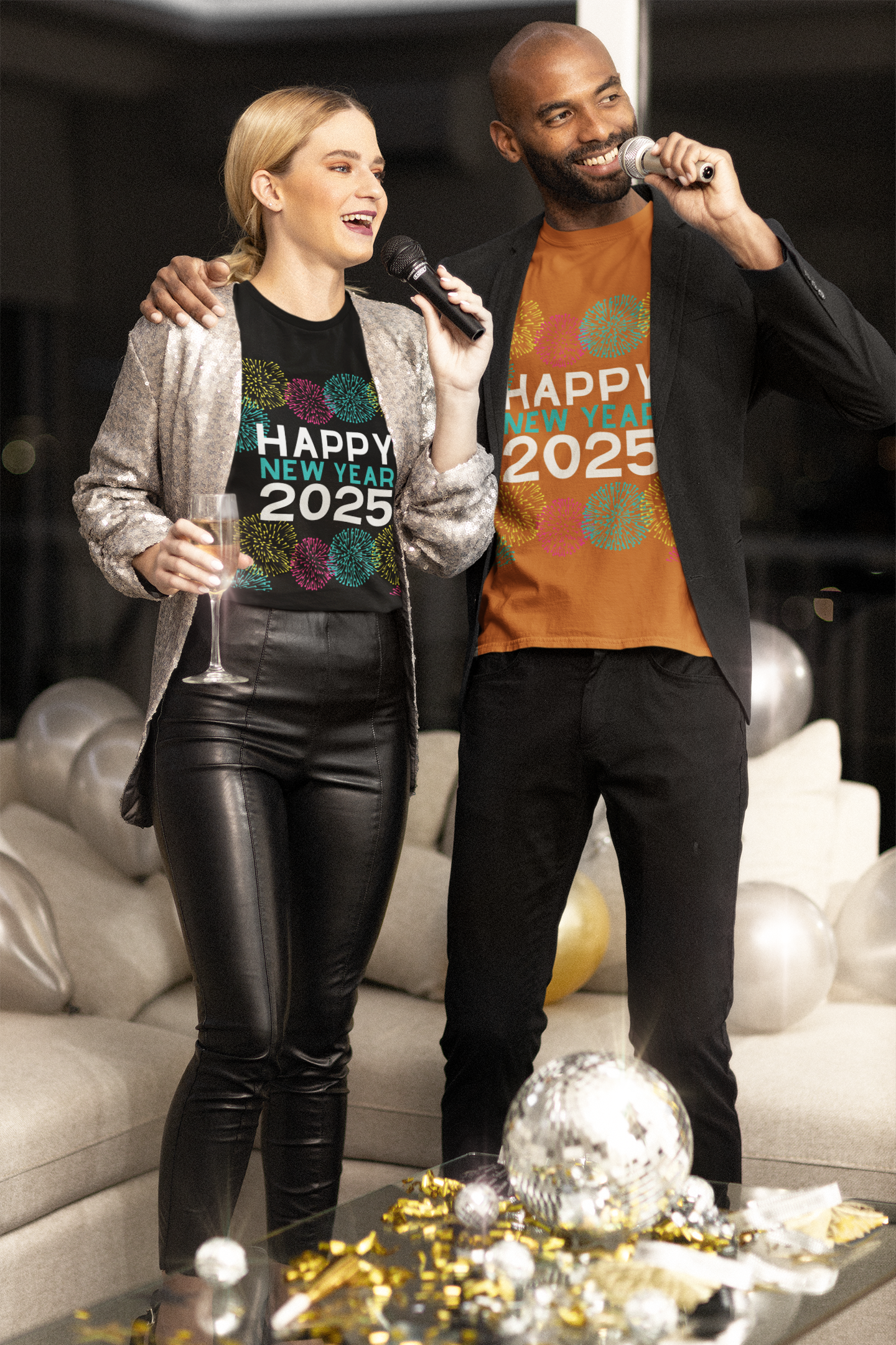 Happy New Year 2025 Unisex Heavy Cotton Tee