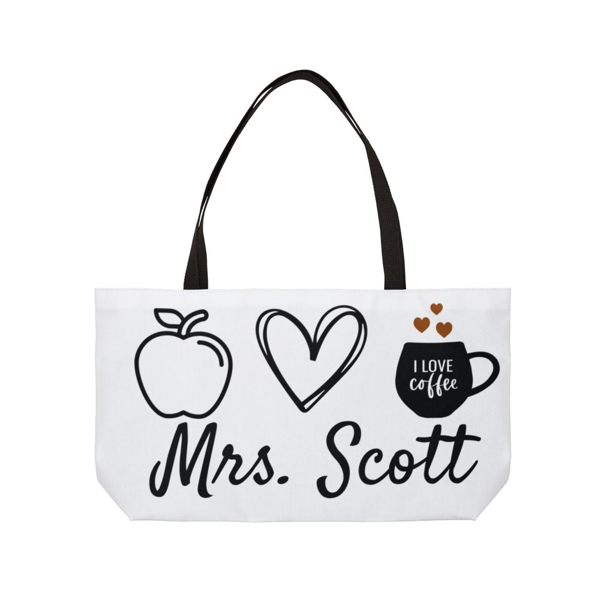 Personalize Teacher's Tote Bag