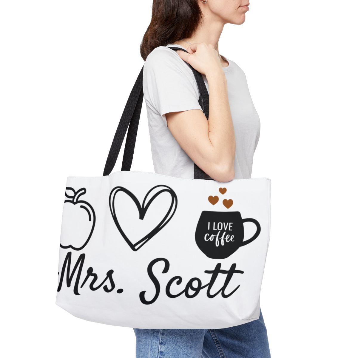 Personalize Teacher's Tote Bag